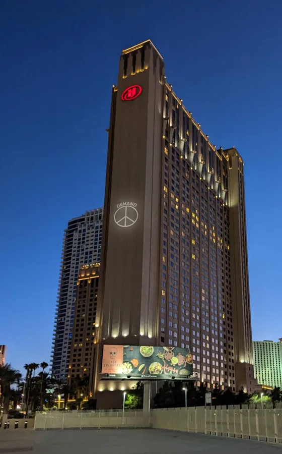 Demand Peace Vegas Projection Study project image 1