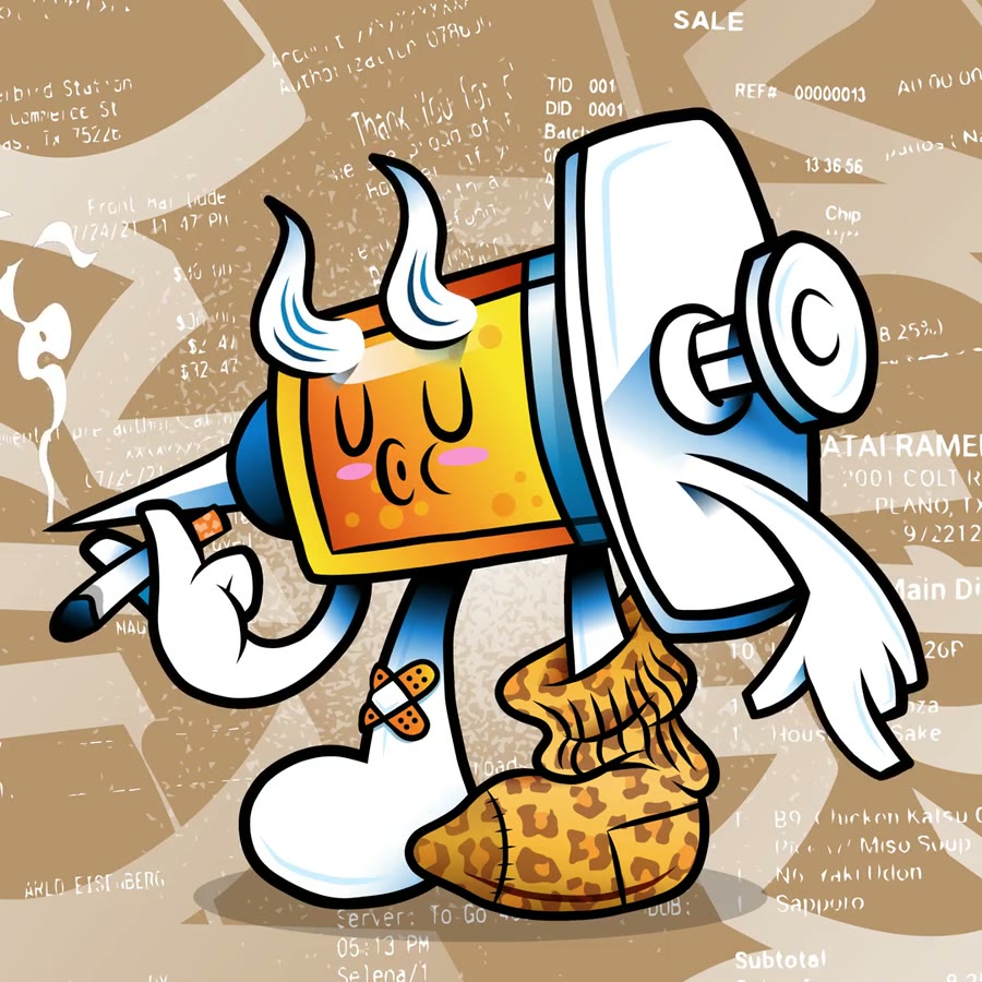 Still frame from the Drug Receipts animation video