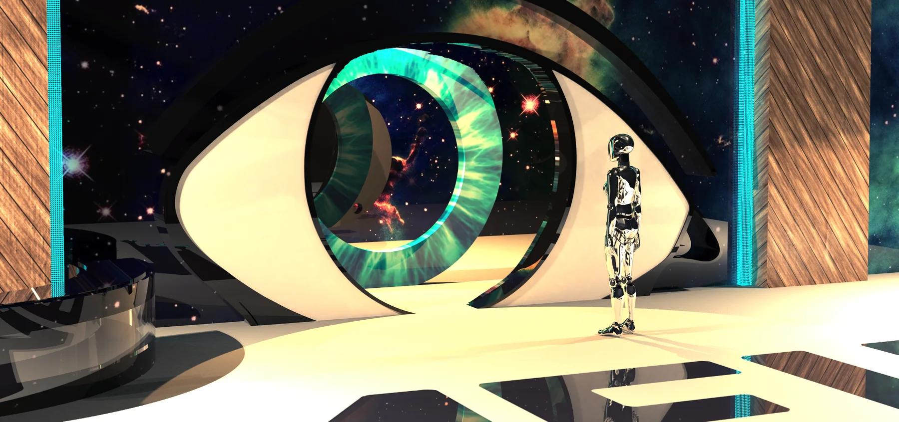 The Melt Experience immersive atrium concept render