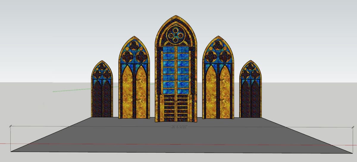 Gothic cathedral reference for Vampire Empire visual design