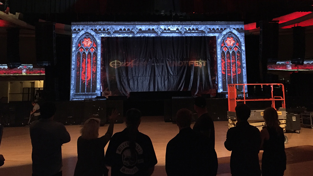 Knotfest X Ozzfest Press Event – 360 Degree Projection Mapping gallery image 10