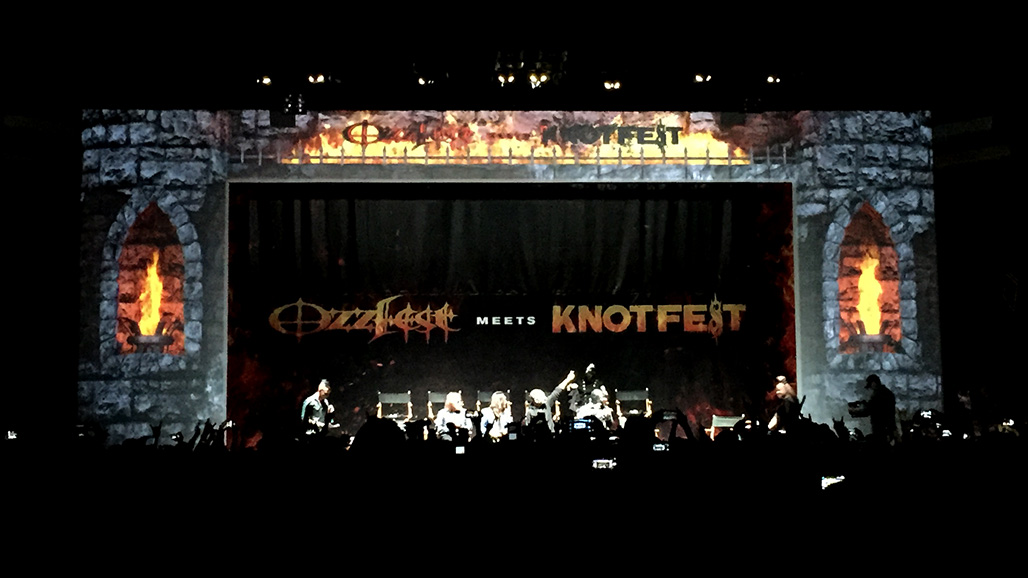 Knotfest X Ozzfest Press Event – 360 Degree Projection Mapping gallery image 3