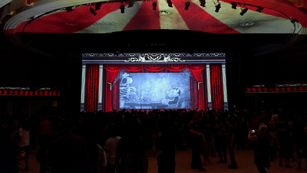 Knotfest X Ozzfest Press Event – 360 Degree Projection Mapping gallery image 9
